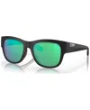 Costa Del Mar Women's Polarized Sunglasses, 6s9084 Caleta In Net Black