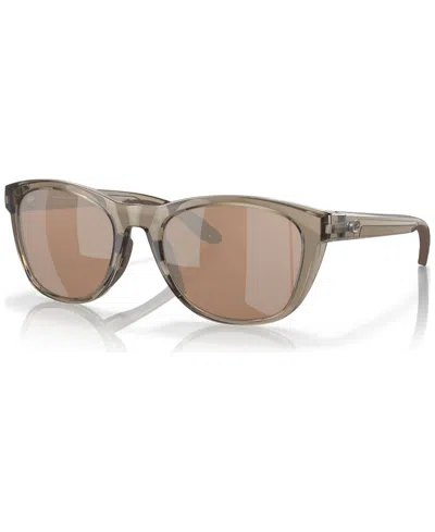 Costa Del Mar Women's Polarized Sunglasses, Aleta In Taupe Crystal