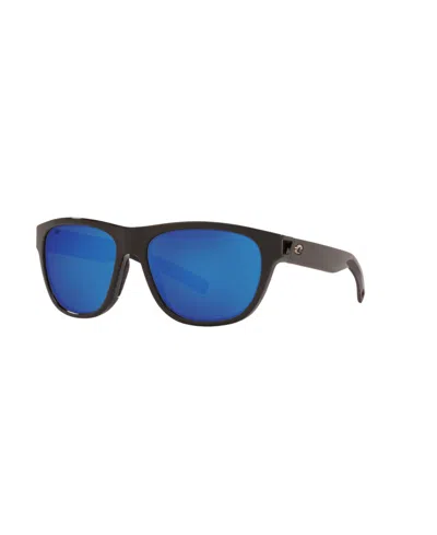 Costa Del Mar Women's Polarized Sunglasses, Bayside 6s9015 In Black