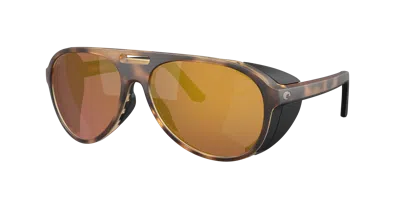 Costa Man Sunglass 6s9117 Grand Catalina In Gold Mirror