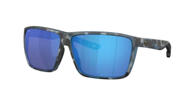 Costa Man Sunglass 6s9121 Rincon Ii In Blue Mirror
