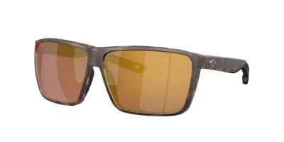 Costa Man Sunglass 6s9121 Rincon Ii In Gold Mirror