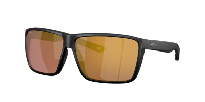 Costa Man Sunglass 6s9121 Rincon Ii In Gold Mirror