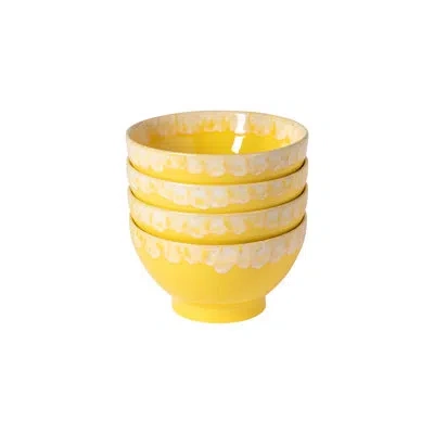 Costa Nova 19oz. Handmade Stoneware Cereal Bowl In Yellow