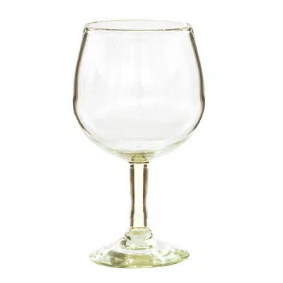 Costa Nova Acapulco 23oz. Handmade Gin Balloon Glass Set In Green