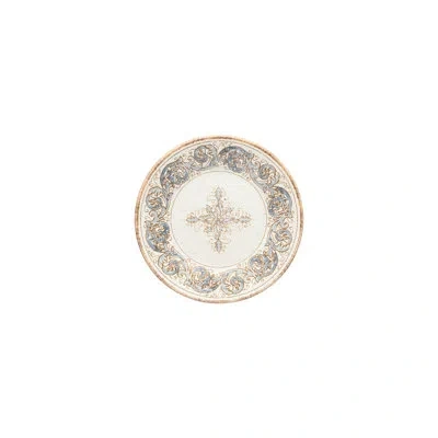 Costa Nova Appetizer Plate In White,blue,brown