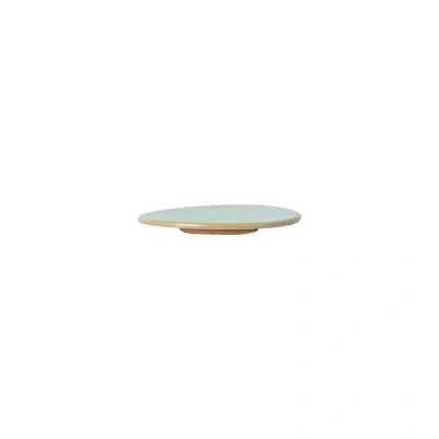 Costa Nova Arenito 4.88'' Eco Gres Amarela Appetizer Plate , Set Of 6 In Aqua