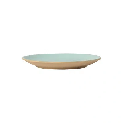 Costa Nova Arenito 8.63'' Eco Gres Amarela Salad Or Dessert Plate , Set Of 6 In Aqua