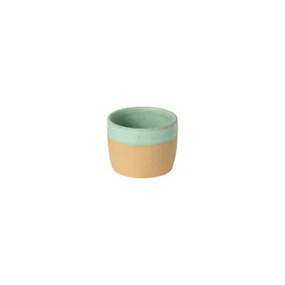 Costa Nova Arenito Stoneware Coffee Cup In Green