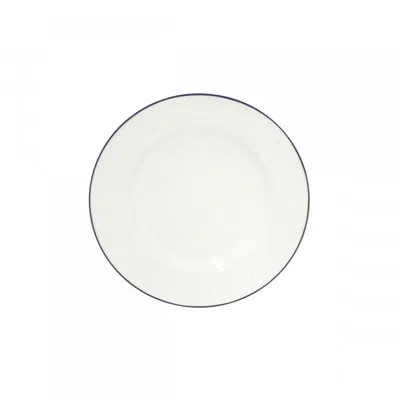 Costa Nova Beja Salad/dessert Plate In White,blue