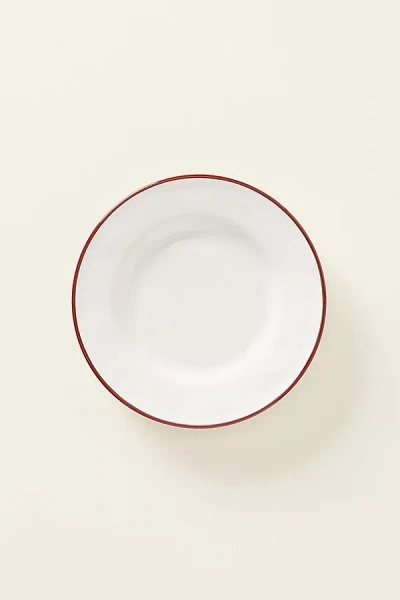Costa Nova Beja Stoneware Appetizer Plates, Set Of 4 In White