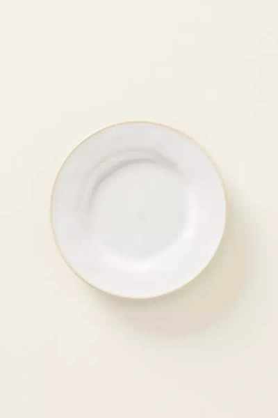 Costa Nova Beja Stoneware Appetizer Plates, Set Of 4 In White
