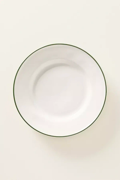 Costa Nova Beja Stoneware Dessert Plates, Set Of 4 In White
