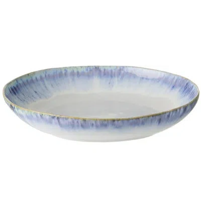 Costa Nova Brisa Pasta/serving Bowl, Ria Blue In Blue;white;gold