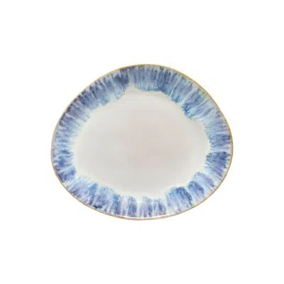 Costa Nova Brisa Ria Blue 10.5" Oval Dinner Plate Platter