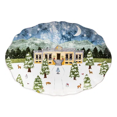 Costa Nova Casafina The Nutcracker Large Oval Platter In Multi