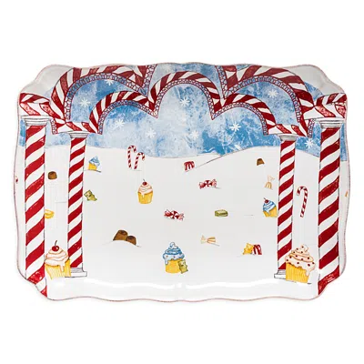 Costa Nova Casafina The Nutcracker Rectangle Platter In Multi