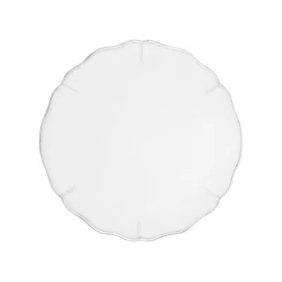 Costa Nova Charger Plate/platter In Cloud White