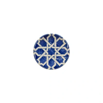 Costa Nova Elements Appetizer Plates In Algarve Blue