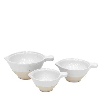 Costa Nova Fattoria Measuring Cups, Set Of 3 In White