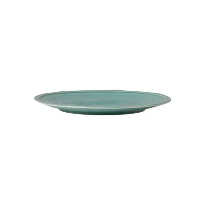 Costa Nova Fontana 9'' Stoneware Salad Or Dessert Plate , Set Of 6 In Blue