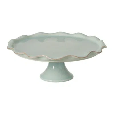 Costa Nova Footed Plate In Robin's Egg Blue