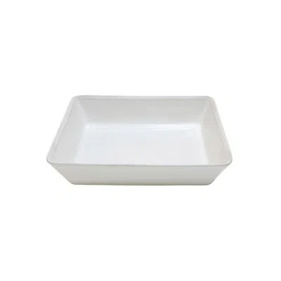 Costa Nova Friso Rect. 11.75" Baker, White