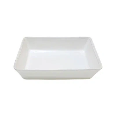 Costa Nova Friso Rect. 13.75" Baker, White