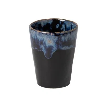 Costa Nova Grespresso 12.88oz. Stoneware Drinking Glass Set In Black