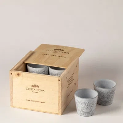 Costa Nova Grespresso Ecogre Stoneware Espresso Cup In White