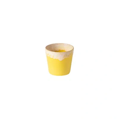 Costa Nova Grespresso Stoneware Coffee Cup In Yellow