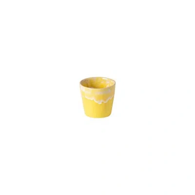 Costa Nova Grespresso Stoneware Espresso Cup In Yellow