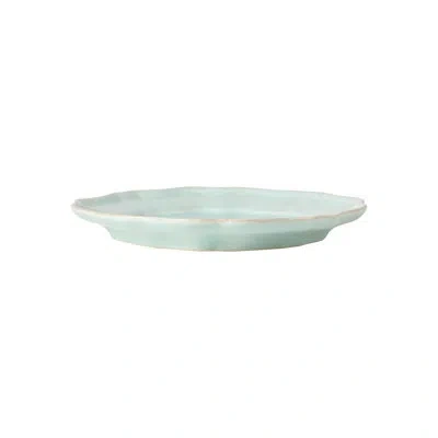 Costa Nova Impressions 6.5'' Stoneware Salad Or Dessert Plate , Set Of 6 In Robin's Egg Blue