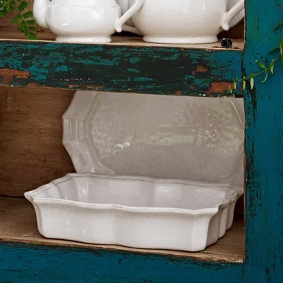 Costa Nova Impressions Stoneware Baker Bakeware In White