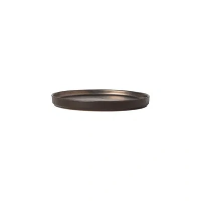 Costa Nova Lagoa 6.5'' Stoneware Bread And Butter Plate , Set Of 6 In Brown