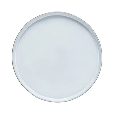 Costa Nova Lagoa Eco Gris Dinner Plate In White