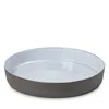 Costa Nova Lagoa Eco Gris Soup/pasta Bowl In White