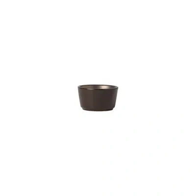 Costa Nova Lagoa Stoneware 6 Piece Ramekin / Soufflé Dish Bakeware Set In Metal