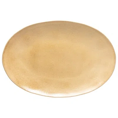 Costa Nova Large Oval Platter 50 Livia In Beige