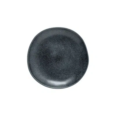 Costa Nova Livia Salad/dessert Plate In Matte Black