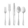 Costa Nova Lumi 5 Piece Place Setting In Stainless Steel