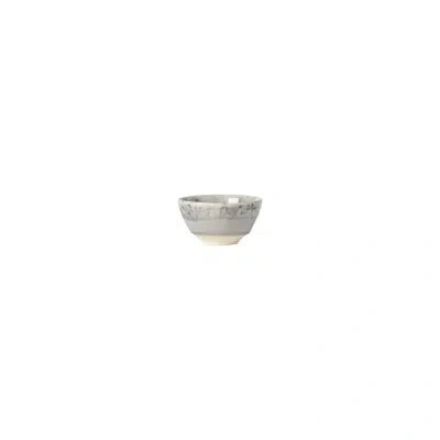 Costa Nova Madeira Stoneware 6 Piece Ramekin / Soufflé Dish Bakeware Set In Gray