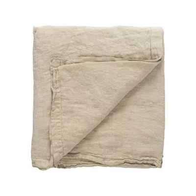 Costa Nova Maria Table Cloth 100% Li In Khaki Brown
