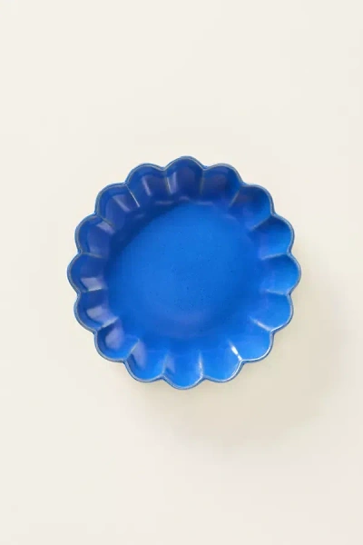 Costa Nova Marrakesh Stoneware Appetizer Plates, Set Of 4 In Blue