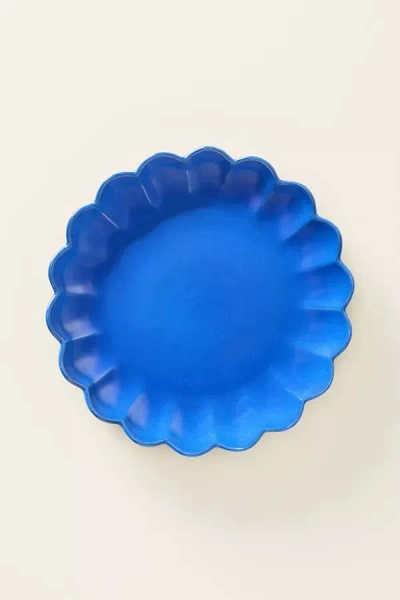 Costa Nova Marrakesh Stoneware Dessert Plates, Set Of 4 In Blue