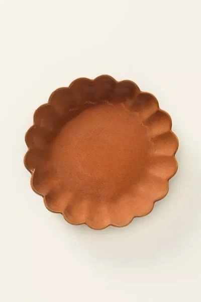 Costa Nova Marrakesh Stoneware Dessert Plates, Set Of 4 In Brown