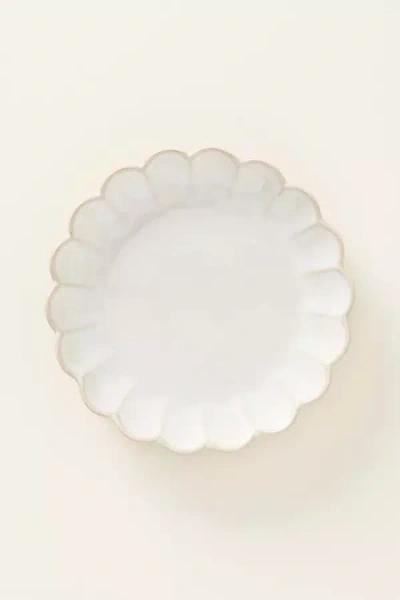 Costa Nova Marrakesh Stoneware Dessert Plates, Set Of 4 In White