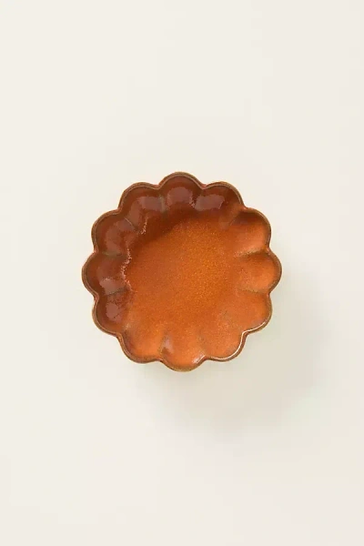 Costa Nova Marrakesh Stoneware Small Appetizer Plates, Set Of 4 In Brown
