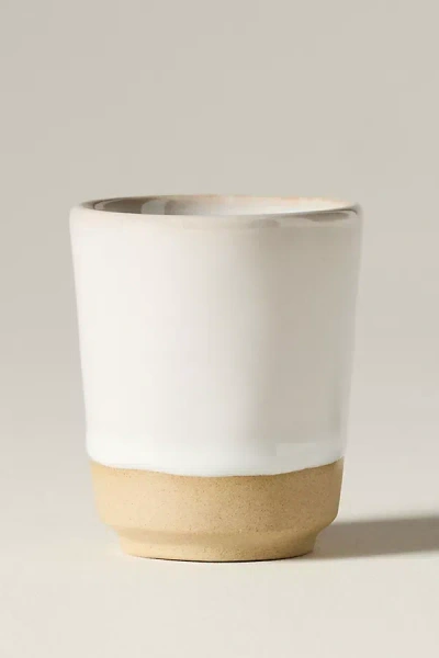 Costa Nova Marrakesh Stoneware Tea Cup, Set Of 4 In White