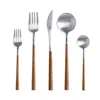 Costa Nova Mito Cable 5 Piece Place Setting In Wood